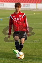 Regionaliga - Saison 2015/2016 - FC Ingolstadt 04 II - TSV Rain/Lech - Neuzugang Ryoma Watanabe #17  beim Warm machen - Foto: Jürgen Meyer