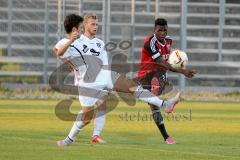 Regionaliga - Saison 2015/2016 - FC Ingolstadt 04 II - TSV Rain/Lech - Ihenacho Aloy #11 rot Ingolstadt mit seinem Treffer zum 1:0 - Foto: Jürgen Meyer