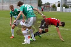 Regionaliga - Saison 2015/2016 - FC Ingolstadt 04 II - SV Schalding-Heining - Ammari Sammy rot FC Ingolstadt II - Gashi Dardan grün Schalding - Foto: Jürgen Meyer