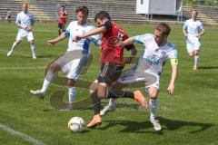 Regionaliga - Saison 2015/2016 - FC Ingolstadt 04 II - SV 01 Victoria Aschaffenburg - Sammy Ammari rot FCI - Kevin Wittke weiss Aschaffenburg - Simon Schmidt weiss Aschaffenburg #16 - Foto: Jürgen Meyer