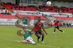 Regionaliga - Saison 2015/2016 - FC Ingolstadt 04 II - SV Schalding-Heining - Ihenacho Aloy FC Ingolstadt II  - Gashi Dardan grün Schalding - Foto: Jürgen Meyer