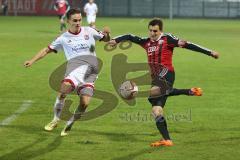 Regionaliga - Saison 2015/2016 - FC Ingolstadt 04 II - SpVgg Unterhaching - Andreas Buchner rot FCI - Foto: Jürgen Meyer