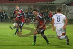 Regionaliga - Saison 2015/2016 - FC Ingolstadt 04 II - SpVgg Unterhaching - Thomas Pledl beim Freistoß - Foto: Jürgen Meyer