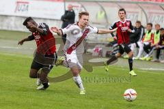 Regionaliga - Saison 2015/2016 - FC Ingolstadt 04 II - 1. FC Nürnberg II - Ihenacho Aloy rot #11 FCI II - Foto: Jürgen Meyer