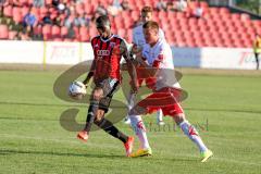 Regionalliga Bayern 2015 / 2016 - FC Ingolstadt 04 II - SSV Jahn Regensburg - Ihenacho Aloy rot FC Ing 04 II - Foto: Jürgen Meyer