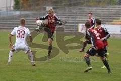 Regionaliga - Saison 2015/2016 - FC Ingolstadt 04 II - 1. FC Nürnberg II - Wannewetsch Stefan rot FCI II - Petrac Ondrej weiss Nürnberg II - Foto: Jürgen Meyer