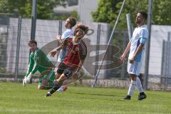 Regionaliga - Saison 2015/2016 - FC Ingolstadt 04 II - SV 01 Victoria Aschaffenburg - Ryoma Watanabe rot FCI mit dem 4:3 Führungstreffer - Alban Lekaj weiss Aschaffenburg - Jubel - Tor - Foto: Jürgen Meyer