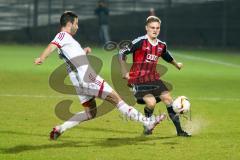 Regionaliga - Saison 2015/2016 - FC Ingolstadt 04 II - SpVgg Unterhaching - Götzendörfer Mario rot FCI - Foto: Jürgen Meyer