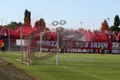 Regionalliga Bayern 2015 / 2016 - FC Ingolstadt 04 II - SSV Jahn Regensburg - Fans von SSV Jahn Regensburg - Foto: Jürgen Meyer