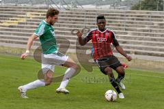 Regionaliga - Saison 2015/2016 - FC Ingolstadt 04 II - SV Schalding-Heining - Ihenacho Aloy FC Ingolstadt II  - Gashi Dardan grün Schalding - Foto: Jürgen Meyer