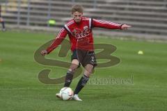 Regionaliga - Saison 2015/2016 - FC Ingolstadt 04 II - SV Wacker Burghausen - Rasch Fabian FCI U23 beim warm machen - Foto: Jürgen Meyer