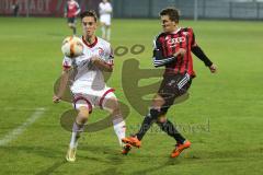 Regionaliga - Saison 2015/2016 - FC Ingolstadt 04 II - SpVgg Unterhaching - Andreas Buchner rot FCI - Foto: Jürgen Meyer