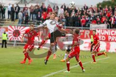 Regionalliga - Saison 2016/2017 - FC Ingolstadt 04 II - FC Bayern München II - Fenninger Christof weiss FCI beim Kopfball - Feldhan Nicolas Bayern München II -  Foto: Jürgen Meyer