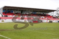 Regionalliga - Saison 2016/2017 - FC Ingolstadt 04 II - 1. FC Schweinfurt - Tribüne vom ESV Stadion - Tuja Stadion - Foto: Jürgen Meyer