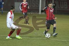 Regionalliga - Saison 2016/2017 - FC Ingolstadt 04 II - FC Augsburg II - Thorsten Nicklas rot FCI - Albion Vrenezi weiß FCA - Foto: Jürgen Meyer