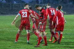 Regionalliga Bayern - Saison 2017/2018 - FC Ingolstadt 04 II - SV Seligenporten - Patrick Hasenhüttl schiesst den Führungstreffer zum 1:0 - jubel - Foto: Meyer Jürgen