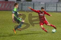 Regionalliga Bayern - Saison 2017/2018 - FC Ingolstadt 04 II - SV Seligenporten - Nicklas Thorsten rot FCI - Foto: Meyer Jürgen