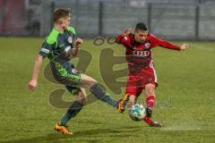 Regionalliga Bayern - Saison 2017/2018 - FC Ingolstadt 04 II - SV Seligenporten - Nicklas Thorsten rot FCI - Foto: Meyer Jürgen