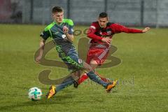 Regionalliga Bayern - Saison 2017/2018 - FC Ingolstadt 04 II - SV Seligenporten - Nicklas Thorsten rot FCI - Foto: Meyer Jürgen