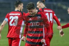 Regionalliga Bayern - Saison 2017/2018 - FC Ingolstadt 04 II - SV Seligenporten - Patrick Hasenhüttl schiesst den Führungstreffer zum 1:0 - jubel - Foto: Meyer Jürgen