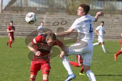 Regionalliga Bayern - Saison 2018/2019 - FC Ingolstadt 04 II - Viktoria Aschaffenburg - Gabriel Weiß rot FCI - Foto: Meyer Jürgen