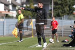 Regionalliga Bayern - Saison 2018/2019 - FC Ingolstadt 04 II - TSV 1860 Rosenheim - Tobias Strobl Trainer FCI gibt Anweisungen - Foto: Meyer Jürgen