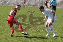 Regionalliga Bayern - Saison 2018/2019 - FC Ingolstadt 04 II - Viktoria Aschaffenburg - Gabriel Weiß rot FCI - Foto: Meyer Jürgen