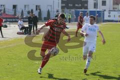 Regionalliga Bayern - Saison 2018/2019 - FC Ingolstadt 04 II - Viktoria Aschaffenburg - Thomas Keller rot FCI - Foto: Meyer Jürgen