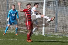 Regionalliga Bayern - Saison 2018/2019 - FC Ingolstadt 04 II - Viktoria Aschaffenburg - Serhat Imsak rot FCI - Foto: Meyer Jürgen