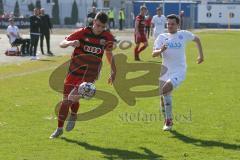 Regionalliga Bayern - Saison 2018/2019 - FC Ingolstadt 04 II - Viktoria Aschaffenburg - Thomas Keller rot FCI - Foto: Meyer Jürgen