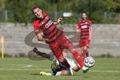 Regionalliga Bayern - Saison 2018/2019 - FC Ingolstadt 04 II - TSV 1860 Rosenheim - Sulijic Amar rot FCI wird gefoult - Foto: Meyer Jürgen