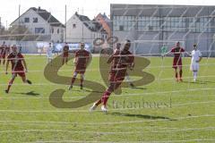 Regionalliga Bayern - Saison 2018/2019 - FC Ingolstadt 04 II - Viktoria Aschaffenburg - Marvin Matip rot FCI II schiesst einen Strafstoß zur 1:0 Führung - Elfmeter . jubel - Kevin Birk Torwart Aschenburg - Foto: Meyer Jürgen