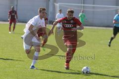 Regionalliga Bayern - Saison 2018/2019 - FC Ingolstadt 04 II - Viktoria Aschaffenburg - Serhat Imsak rot FCI - Foto: Meyer Jürgen