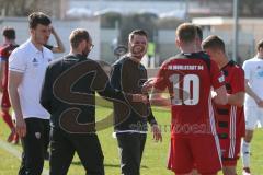 Regionalliga Bayern - Saison 2018/2019 - FC Ingolstadt 04 II - Viktoria Aschaffenburg - Trainer Tobias Strobel gibt Anweisungen - Foto: Meyer Jürgen