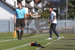 Regionalliga Bayern - Saison 2018/2019 - FC Ingolstadt 04 II - SV Heimstetten - Strobl Tobias  Trainer FCI wütend - schreit - Foto: Meyer Jürgen