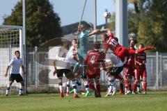 Regionalliga Bayern - Saison 2018/2019 - FC Ingolstadt 04 II - TSV 1860 Rosenheim - Rinderknecht Nico rot FCI - Stockenreiter Mario Torwart Rosenheim - Foto: Meyer Jürgen