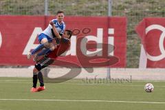 U19 - A-Junioren -FC Ingolstadt 04 - FSV Erlangen - Bruck - Nicklas Thorsten #3 rot FC Ingolstadt 04 wird gefoult - Foto: Jürgen Meyer