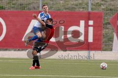 U19 - A-Junioren -FC Ingolstadt 04 - FSV Erlangen - Bruck - Nicklas Thorsten #3 rot FC Ingolstadt 04 wird gefoult - Foto: Jürgen Meyer