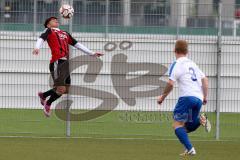 U19 - A-Junioren -FC Ingolstadt 04 - FSV Erlangen - Bruck - Diep Gregoire #8 rot FC Ingolstadt - Krieger Felix #3 weiß Erlangen -Bruck - Foto: Jürgen Meyer