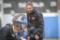 A-Junioren Bundesliga Süd/Südwest - Fußball - FC Ingolstadt 04 - FC Heidenheim - Sabrina Wittmann (#Chef-Trainerin FCI 04 A-Junioren)  freut sich nach dem Tor für den FCI