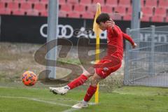 U19 Bundesliga - Saison 2020/2021 - FC Ingolstadt 04 - SV Darmstadt 98 - Felix Keidel rot FCI - Foto: Meyer Jürgen