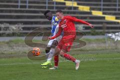 U19 Bundesliga - Saison 2020/2021 - FC Ingolstadt 04 - SV Darmstadt 98 - Jonas Perconti rot FCI - Foto: Meyer Jürgen