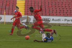 U19 Bundesliga - Saison 2020/2021 - FC Ingolstadt 04 - SV Darmstadt 98 - Donald Nduka rot FCI - Foto: Meyer Jürgen