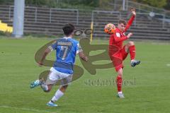 U19 Bundesliga - Saison 2020/2021 - FC Ingolstadt 04 - SV Darmstadt 98 - Frederic Benedix rot FCI - Foto: Meyer Jürgen