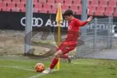 U19 Bundesliga - Saison 2020/2021 - FC Ingolstadt 04 - SV Darmstadt 98 - Felix Keidel rot FCI - Foto: Meyer Jürgen