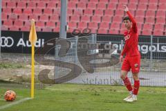 U19 Bundesliga - Saison 2020/2021 - FC Ingolstadt 04 - SV Darmstadt 98 - Felix Keidel rot FCI - Foto: Meyer Jürgen