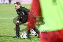 3. Liga; 1. FC Schweinfurt 05 - FC Ingolstadt 04; vor dem Spiel Co-Trainer Fabian Reichler (FCI)