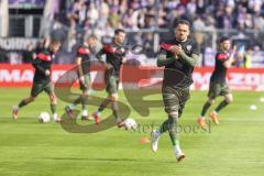 3. Liga; VfL Osnabrück - FC Ingolstadt 04; vor dem Spiel Pascal Testroet (37, FCI)