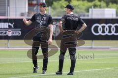 2. Bundesliga - FC Ingolstadt 04 - Trainingsauftakt mit neuem Trainerteam - Co-Trainer Thomas Karg (FCI) Cheftrainer Roberto Pätzold (FCI)