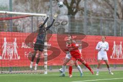 2. Bundesliga Frauen - Saison 2023/24 - FC Ingolstadt 04 Frauen - FC Carl Zeiss Jena - Reininger Pija (Nr.21 - FCI) - Janning Jasmin Torwart Jena - Foto: Meyer Jürgen